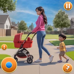 أيقونة Mother Simulator Family Game